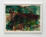 In the cedar forest by Mary Weatherford contemporary artwork painting works on paper