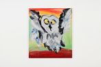Owls Stare  by Yirui Jia contemporary artwork Painting