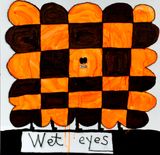 Wet eyes by Sim Raejung contemporary artwork painting