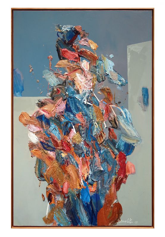 Luar Batas by Erizal As contemporary artwork Painting