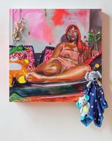 Altar to My First Descendant by Gisela Mcdaniel contemporary artwork painting works on paper