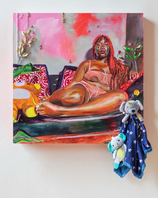 Altar to My First Descendant by Gisela Mcdaniel contemporary artwork Painting