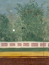 The Green Door by Romane De Watteville contemporary artwork painting