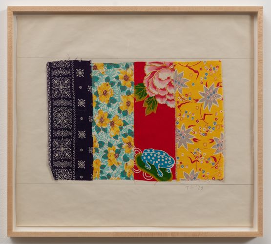 Untitled Spotted Blue Frog by Tina Girouard contemporary artwork Works on Paper