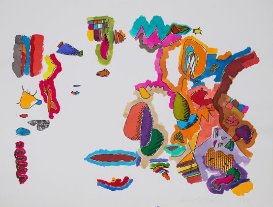 Untitled i23-3923 by Harold Cohen contemporary artwork Works on Paper