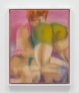 College Wrestlers by William E. Jones contemporary artwork painting