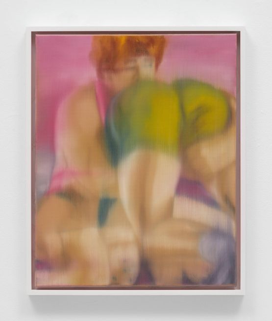 College Wrestlers by William E. Jones contemporary artwork Painting