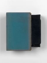 Blue left by Sam Lock contemporary artwork mixed media painting