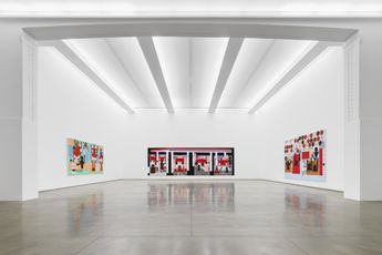 Contemporary art exhibition Nina Chanel Abney Lie Doggo at Jack Shainman 20th Street United States