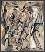 Unsettled Lives 9 by Vikrant Bhise contemporary artwork painting