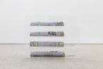 Billet billet billet billet roule by Anne Bourse contemporary artwork Works on Paper