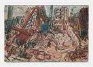 Demolition of YMCA Building No. 2 Spring by Leon Kossoff contemporary artwork Painting