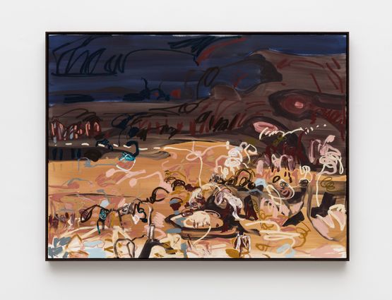 Mars Brown Sparkles by Janaina Tschape contemporary artwork Painting