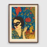 The flowers of indulgence by Marcel Dzama contemporary artwork painting print