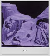 The Purple Series Plum by John Baldessari contemporary artwork mixed media