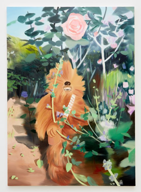 Rose and the Beast by Ulala Imai contemporary artwork Painting