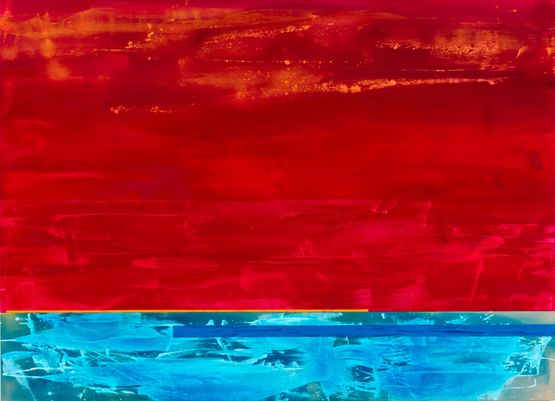 After Nolde by Gretchen Albrecht contemporary artwork Painting