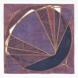 June August Chiusure 2024 II by Johanna Unzueta contemporary artwork drawing textile works on paper