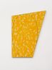 Irregular Yellow Orange Area with a Drawn Ellipse 2 by Robert Mangold contemporary artwork Painting