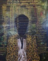 Untitled Office for the Enregisterment of Slaves by Kudzanai Chiurai contemporary artwork painting