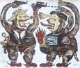 Two Craziest Presidents by Heri Dono contemporary artwork Works on Paper
