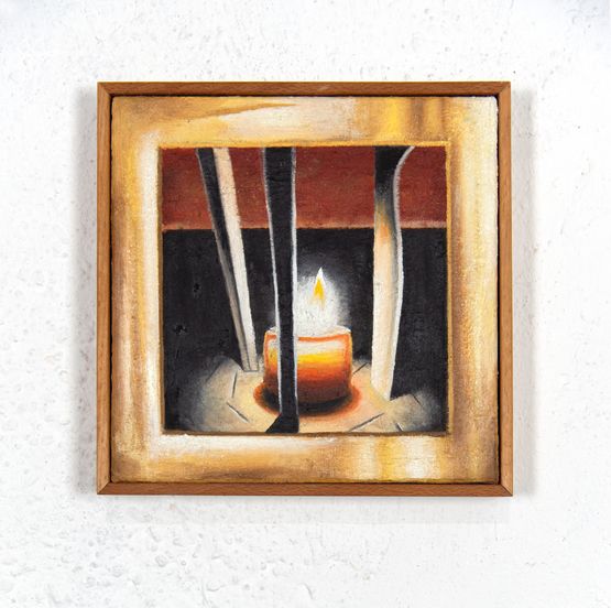 Trapped by Kevin Klamminger contemporary artwork Painting