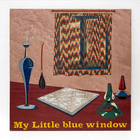 My little blue window by SebastiaN GordiN contemporary artwork Design