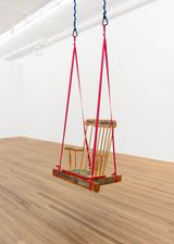 Tree-Sitting Swings May It Grow Wild And Free by Andrea Bowers contemporary artwork installation sculpture