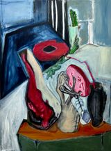Still Life by Abdallah Kassem contemporary artwork painting