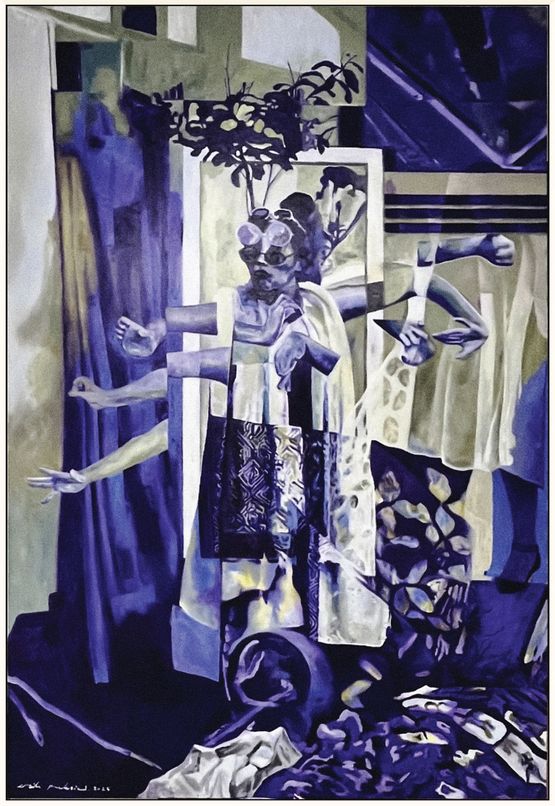 Embodied Syntax by Erik Pauhrizi contemporary artwork Painting
