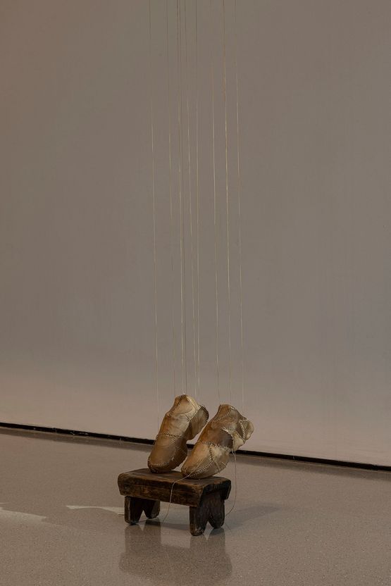 Mom Dad I found a sparrows nest  where are you by Vajiko Chachkhiani contemporary artwork Sculpture