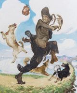 Ji Gong by Wang Xingwei contemporary artwork painting