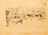 India by Mikayil Abdullayev contemporary artwork drawing