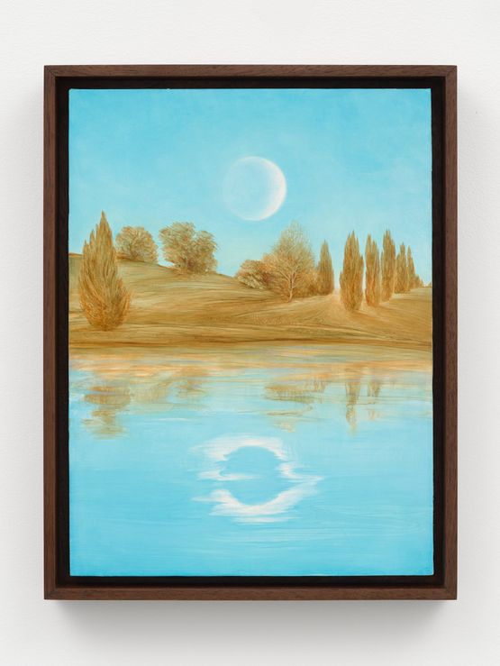 Inconstant Moon by Angela Lane contemporary artwork Painting