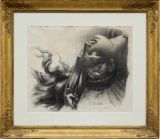 Detail after Girodets Scene of The Flood by Studio Of Anne-louis Girodet De Roucy-trioson contemporary artwork drawing