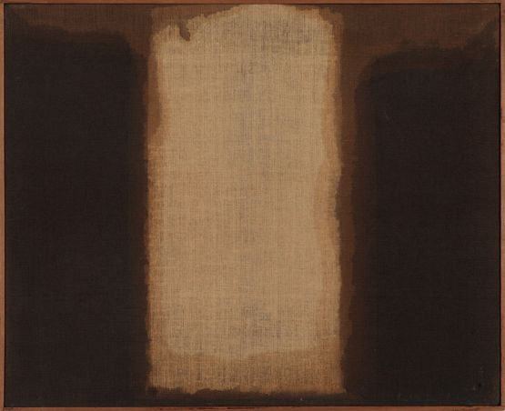 Umber-Blue by Yun Hyong-Keun contemporary artwork Painting