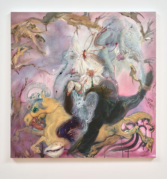 The Hunt by Liu Yi contemporary artwork Painting