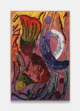 Gardenbed 3 by Gene AHern contemporary artwork drawing painting textile