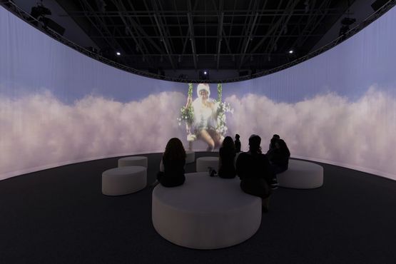 Cyclorama - The Shape of Things A Video in 7 Parts by Carrie Mae Weems contemporary artwork Moving Image