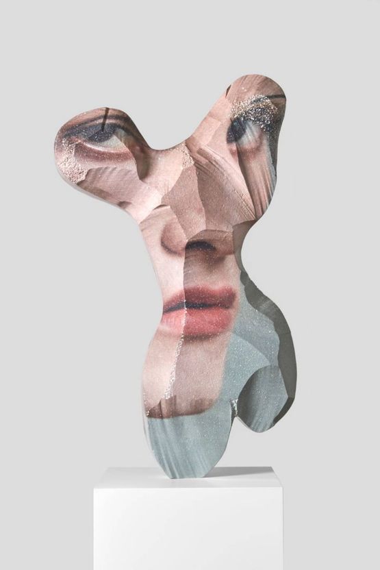 Torso Lady James by Nick Hornby contemporary artwork Painting