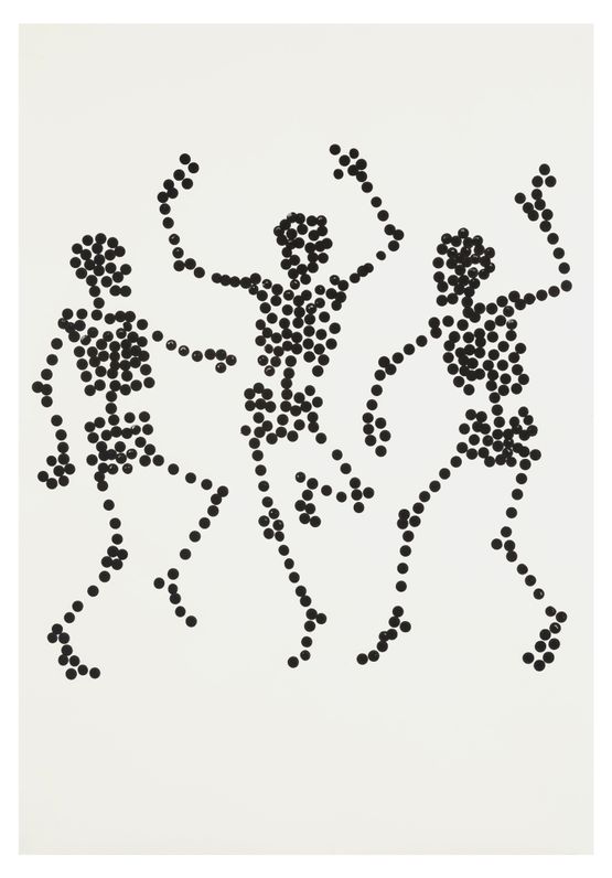 Dance to Dust Drawings 20 by Carlos Amorales contemporary artwork Works on Paper
