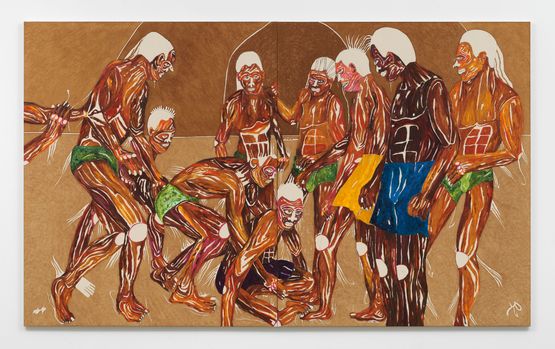 The First Day of Summer Initiation by Chase Hall contemporary artwork Painting