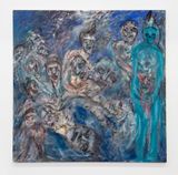 Silent Blues by Martin Disler contemporary artwork painting