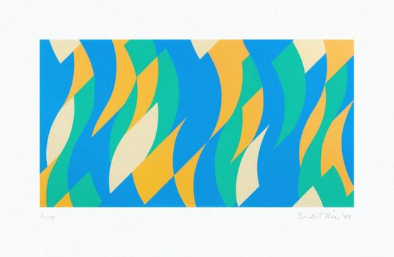 Frieze by Bridget Riley contemporary artwork Works on Paper