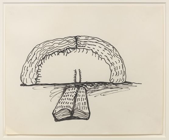 Untitled by Philip Guston contemporary artwork Works on Paper