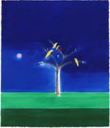 Canaries on a Tree by Craigie Aitchinson contemporary artwork print