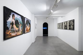Contemporary art exhibition Zoulikha Bouabdellah Objets de desir at Sabrina Amrani Madera 23 Madrid Spain