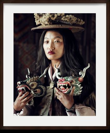 Sonam Choden Sharchop  Gantey Valley  Bhutan by Jimmy Nelson contemporary artwork photography print
