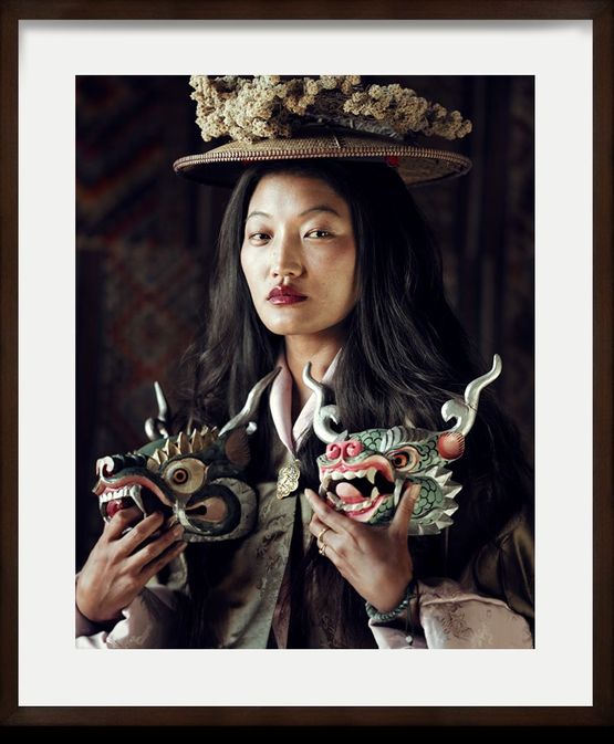 Sonam Choden Sharchop  Gantey Valley  Bhutan by Jimmy Nelson contemporary artwork Photography