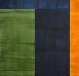 Bhutan Abstraction with Green 1 by Ricardo Mazal contemporary artwork painting